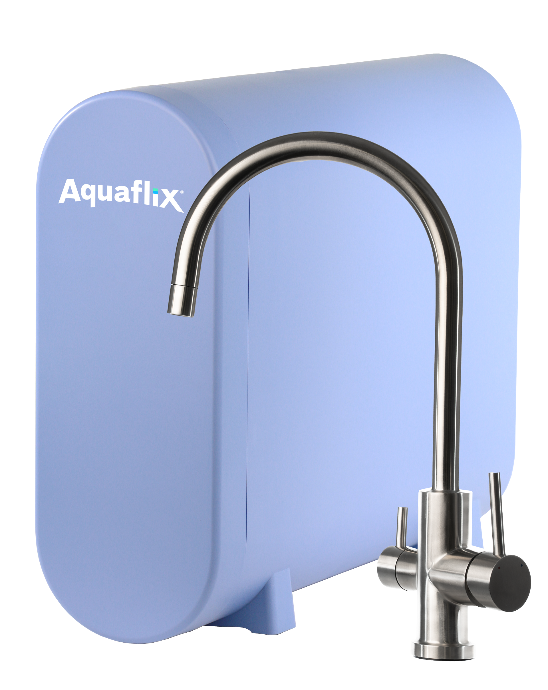 Grifo de tres vías para agua de red y osmotizada
